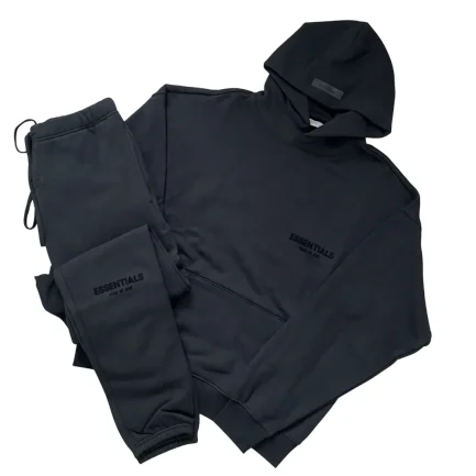 Black Essentials Tracksuit